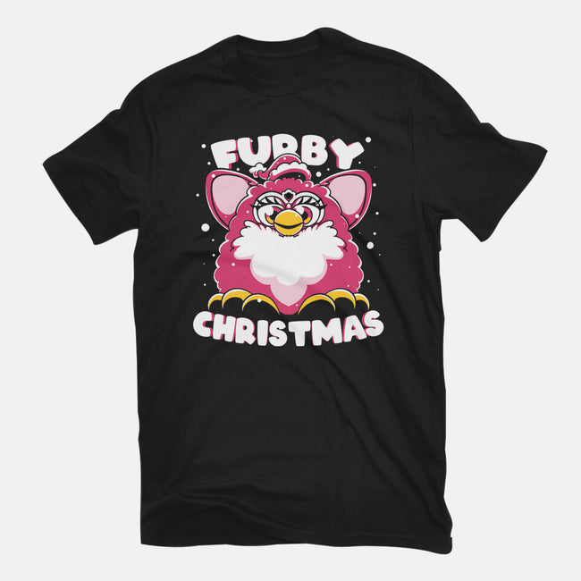 Furby Christmas-Womens-Basic-Tee-estudiofitas