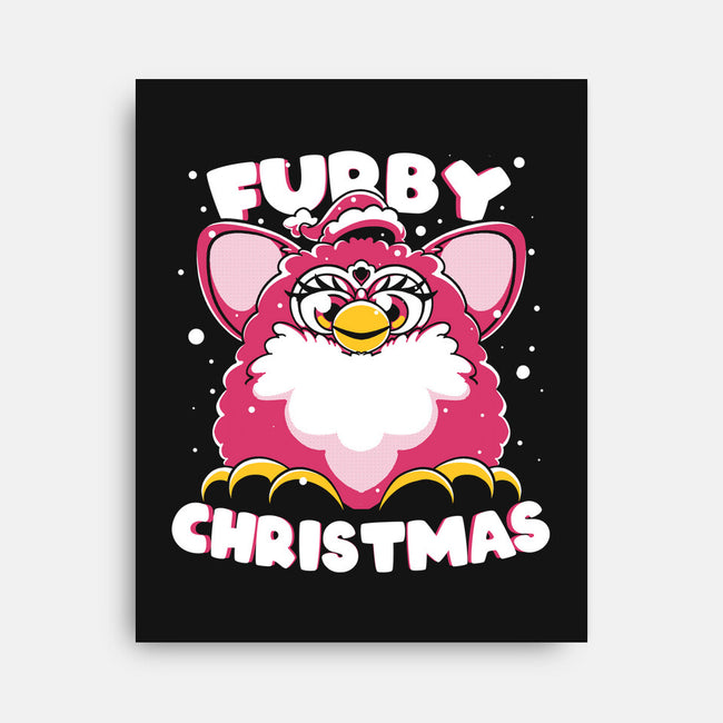 Furby Christmas-None-Stretched-Canvas-estudiofitas