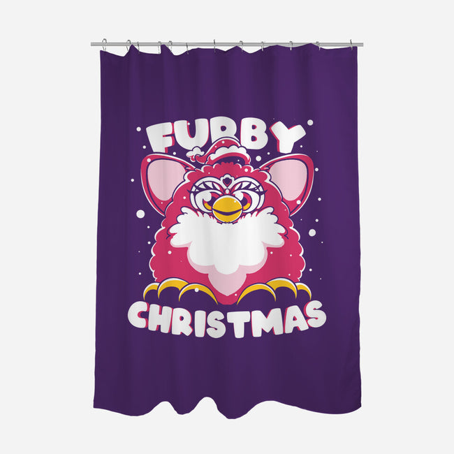 Furby Christmas-None-Polyester-Shower Curtain-estudiofitas