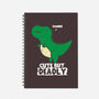 Cute But Deadly T-Rex-None-Dot Grid-Notebook-turborat14