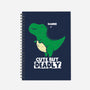 Cute But Deadly T-Rex-None-Dot Grid-Notebook-turborat14