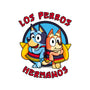 Los Perros Hermanos-Womens-Racerback-Tank-Raffiti