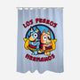 Los Perros Hermanos-None-Polyester-Shower Curtain-Raffiti