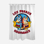 Los Perros Hermanos-None-Polyester-Shower Curtain-Raffiti