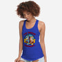 Los Perros Hermanos-Womens-Racerback-Tank-Raffiti