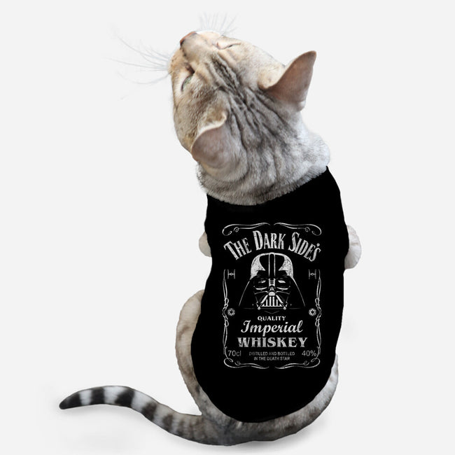 The Dark Side's Whiskey-Cat-Basic-Pet Tank-NMdesign