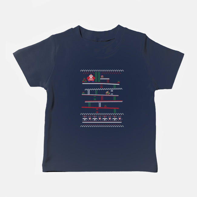 Arcade Climber Christmas-Baby-Basic-Tee-WhosTonyRamos