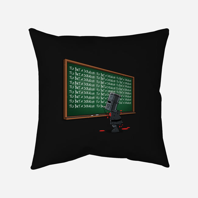Black Knight Detention-None-Removable Cover-Throw Pillow-Getsousa!