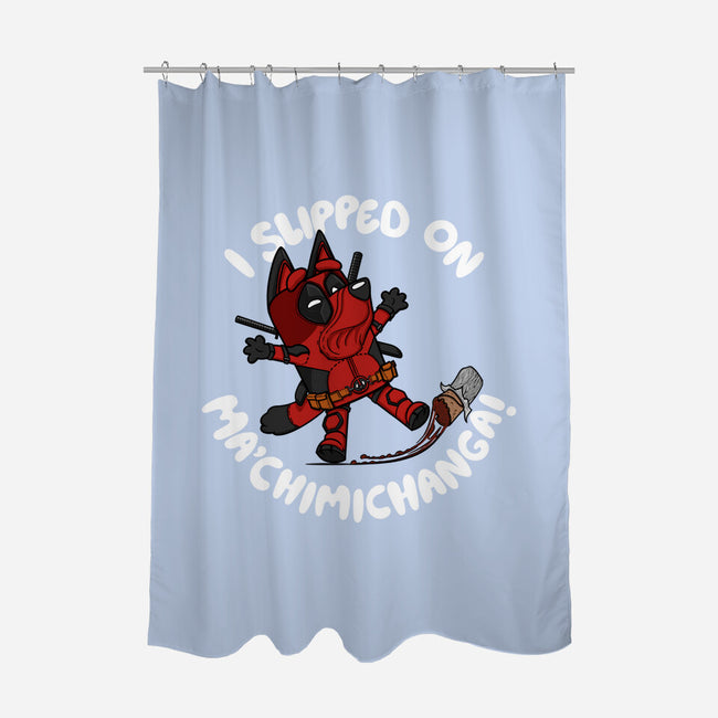 BlueyPool's Chimichanga-None-Polyester-Shower Curtain-Artist Davee Bee