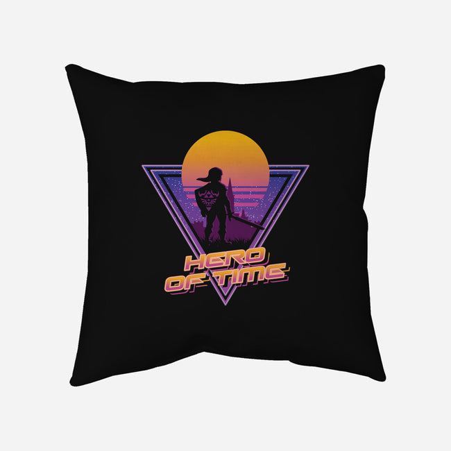 Neon Hero Of Time-None-Removable Cover w Insert-Throw Pillow-jrberger