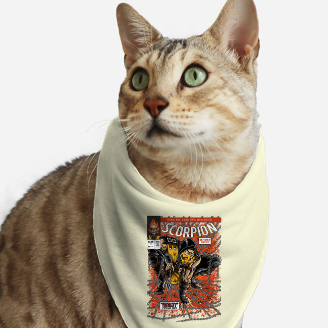 Finish Him-Cat-Bandana-Pet Collar-joerawks