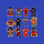 Gingerbread Heroes Villains-Unisex-Basic-Tee-Vallina84