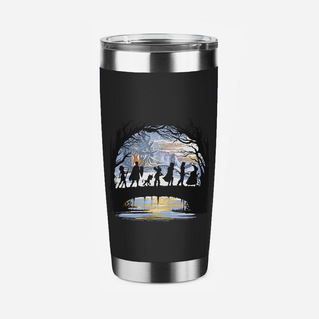 The Fellowship Of The Dungeons-None-Stainless Steel Tumbler-Drinkware-zascanauta