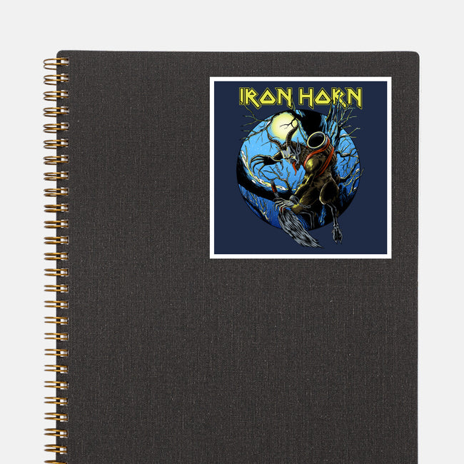 Iron Horn-None-Glossy-Sticker-joerawks