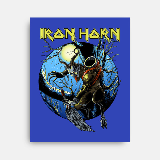 Iron Horn-None-Stretched-Canvas-joerawks