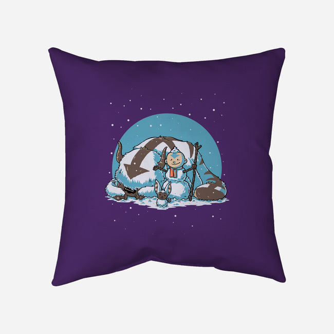 Snow Fun Bender-None-Removable Cover w Insert-Throw Pillow-Studio Mootant