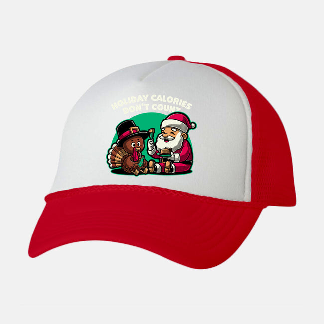 Holiday Food Calories-Unisex-Trucker-Hat-Studio Mootant