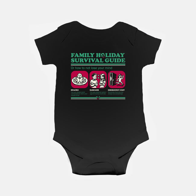 Family Holiday Survival Guide-Baby-Basic-Onesie-Studio Mootant