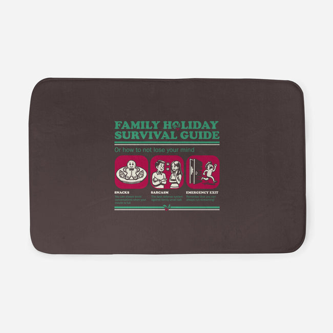 Family Holiday Survival Guide-None-Memory Foam-Bath Mat-Studio Mootant
