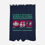 Family Holiday Survival Guide-None-Polyester-Shower Curtain-Studio Mootant