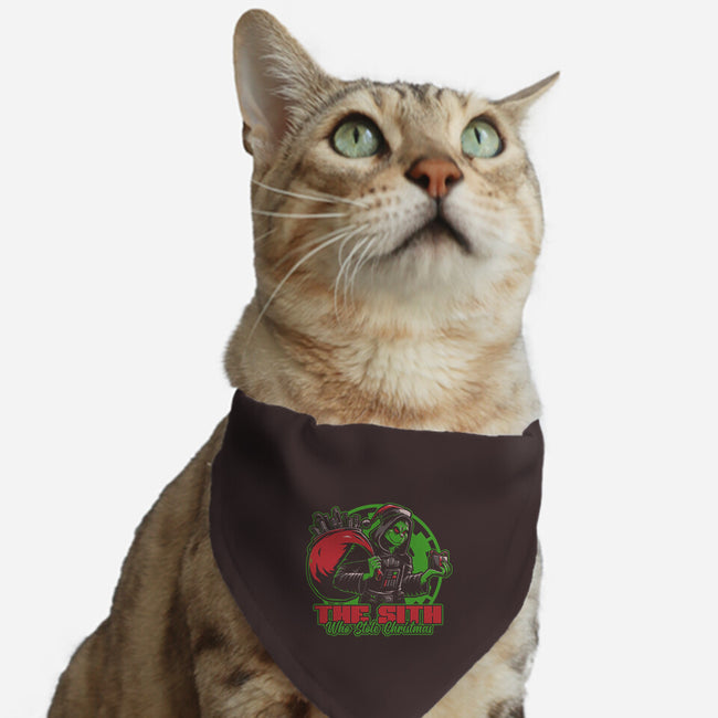 Evil Star Stealing Christmas-Cat-Adjustable-Pet Collar-Studio Mootant