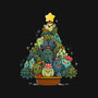 Succulents Xmas Tree-Youth-Basic-Tee-Vallina84