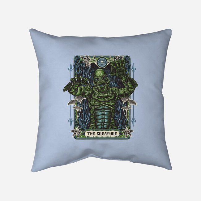 The Creature-None-Removable Cover-Throw Pillow-momma_gorilla
