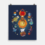 Kittens Solar System-None-Matte-Poster-Vallina84