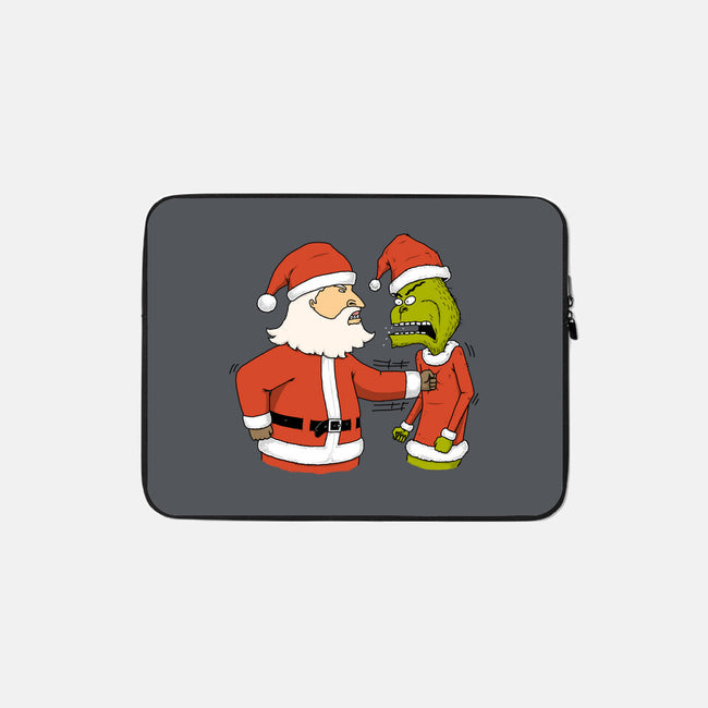Christmas Battle-None-Zippered-Laptop Sleeve-pigboom