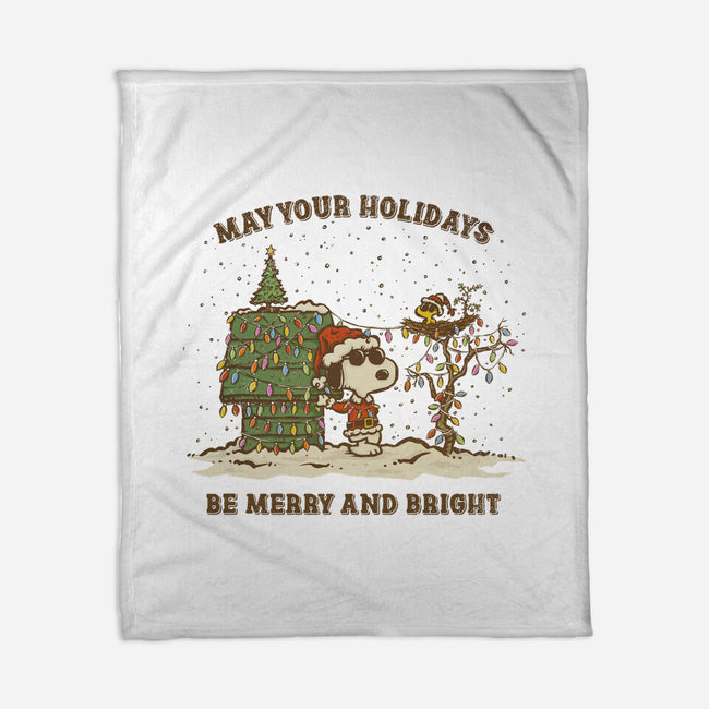 Merry And Bright-None-Fleece-Blanket-kg07