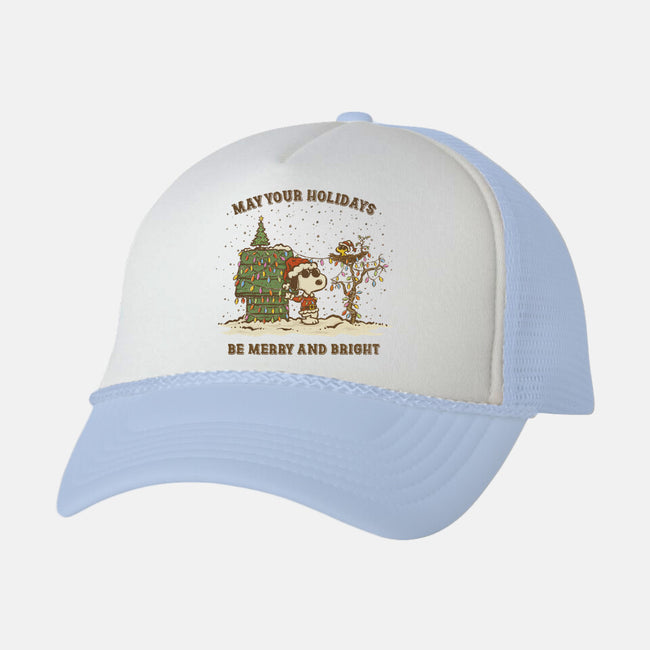Merry And Bright-Unisex-Trucker-Hat-kg07