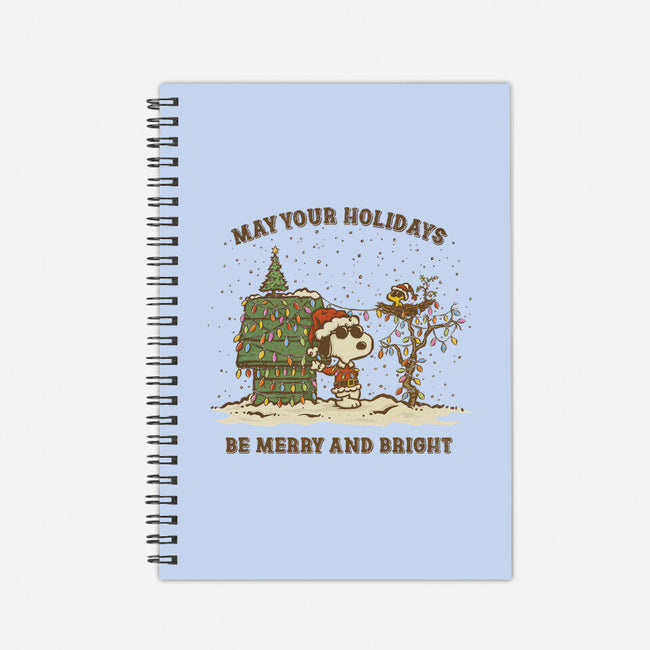 Merry And Bright-None-Dot Grid-Notebook-kg07