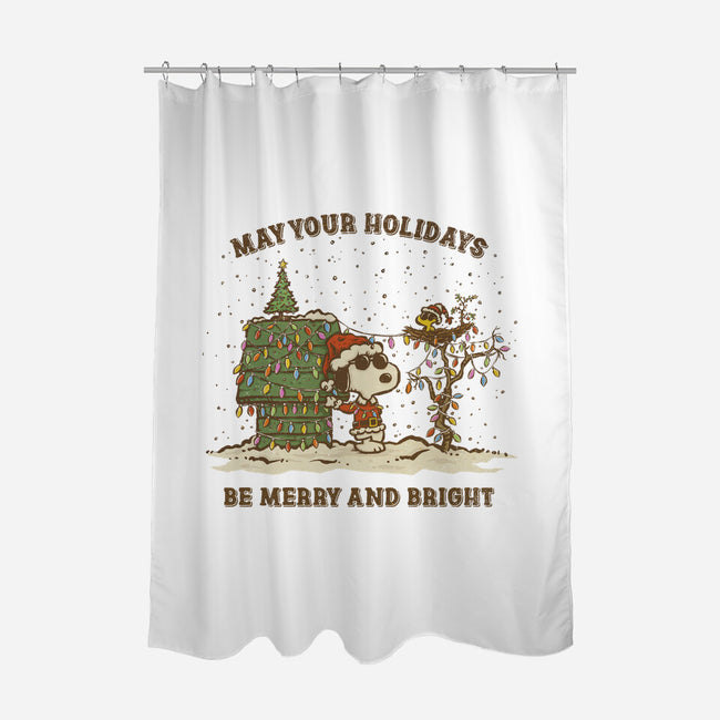 Merry And Bright-None-Polyester-Shower Curtain-kg07
