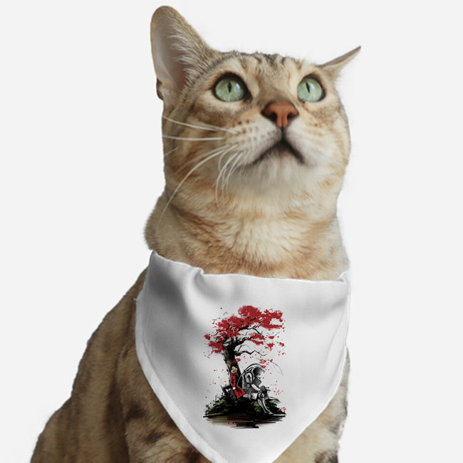 Brothers Under The Tree-Cat-Adjustable-Pet Collar-ddjvigo