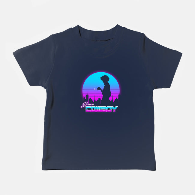 A Retro Space Cowboy-Baby-Basic-Tee-ddjvigo