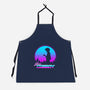 A Retro Space Cowboy-Unisex-Kitchen-Apron-ddjvigo