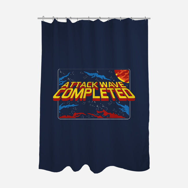 Attack Wave Completed-None-Polyester-Shower Curtain-Nemons
