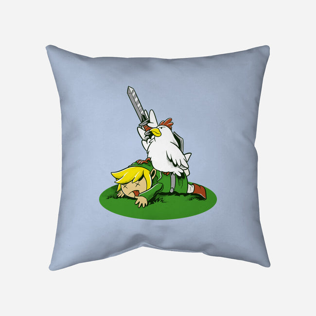 The Real Savior Chicken Game-None-Removable Cover w Insert-Throw Pillow-LtonStudio