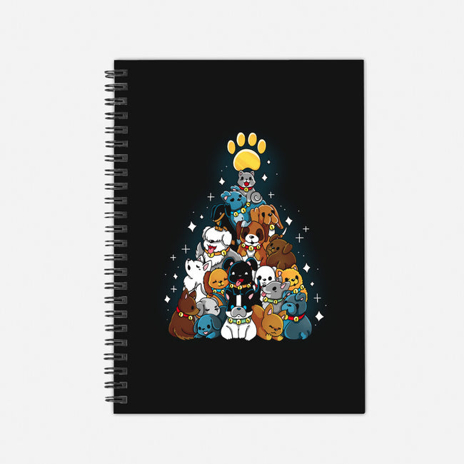 Dog Xmas Tree-None-Dot Grid-Notebook-Vallina84