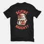 Santa Define Naughty-Mens-Heavyweight-Tee-eduely
