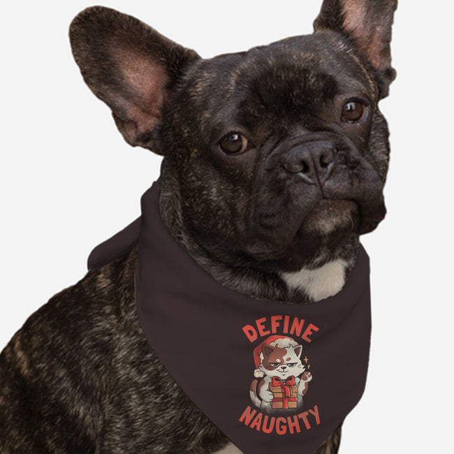 Santa Define Naughty-Dog-Bandana-Pet Collar-eduely