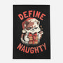 Santa Define Naughty-None-Indoor-Rug-eduely