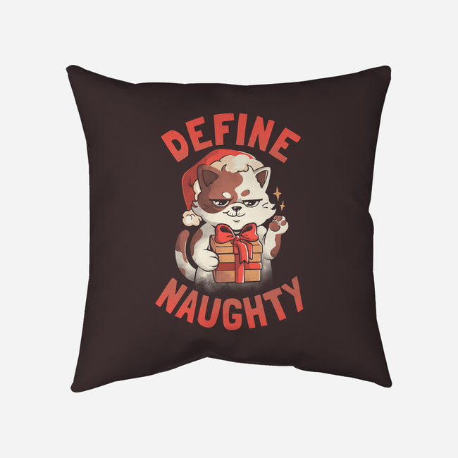 Santa Define Naughty-None-Removable Cover-Throw Pillow-eduely