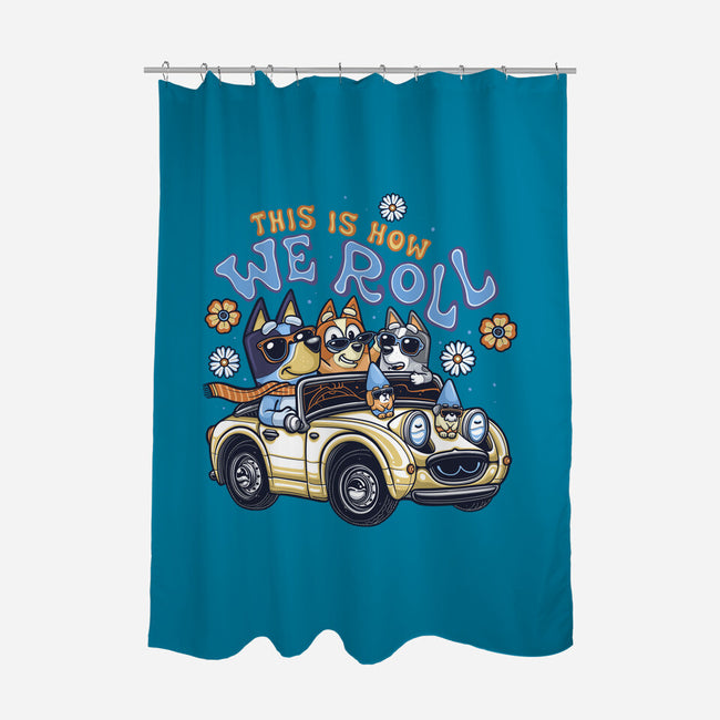 This Is How We Roll-None-Polyester-Shower Curtain-momma_gorilla