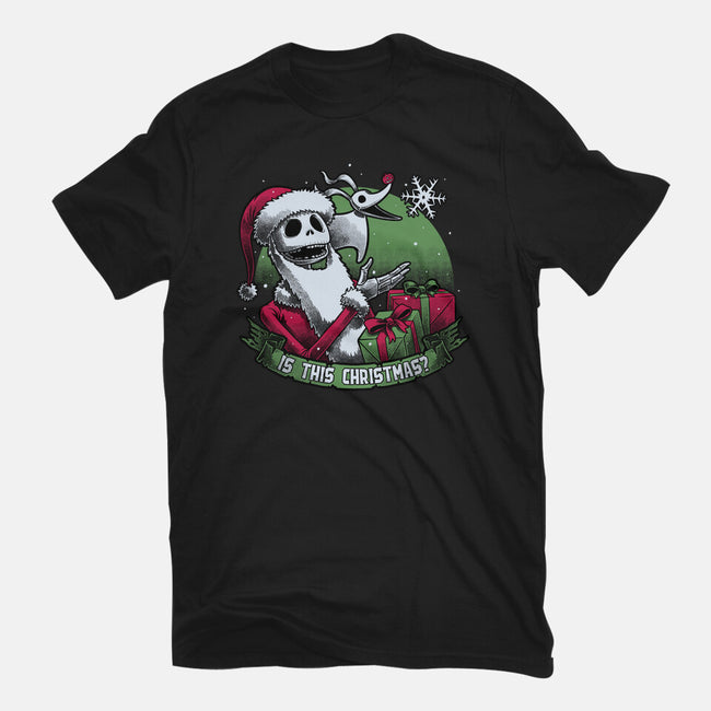 Skeleton Christmas Halloween-Mens-Basic-Tee-Studio Mootant