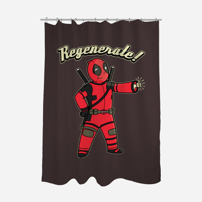 Regenerate Boy-None-Polyester-Shower Curtain-pigboom