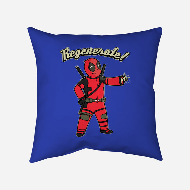 Regenerate Boy-None-Removable Cover-Throw Pillow-pigboom