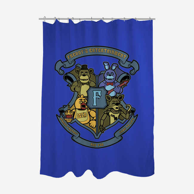 Freddy's Entertainment-None-Polyester-Shower Curtain-Astrobot Invention