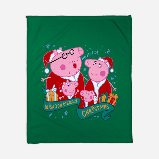 Christmas Family-None-Fleece-Blanket-spoilerinc