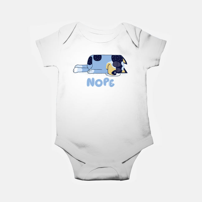 Nope Dad-Baby-Basic-Onesie-rocketman_art